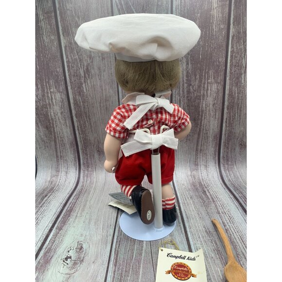Campbell's Soup Kids Dancing Chef Porcelain Doll 1996 Limited Edition Loveless 1 - Picture 7 of 16